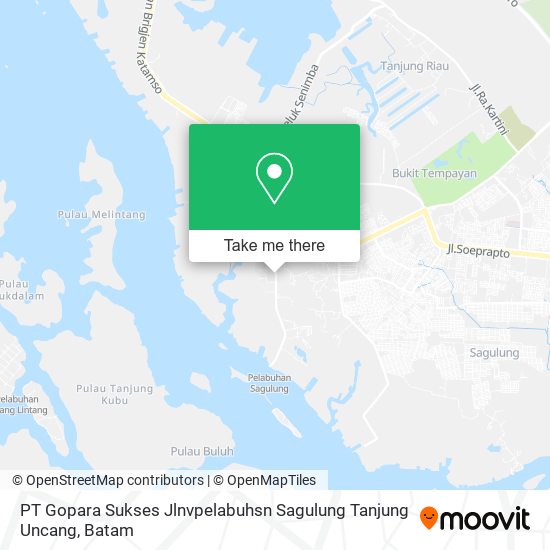 PT Gopara Sukses Jlnvpelabuhsn Sagulung Tanjung Uncang map