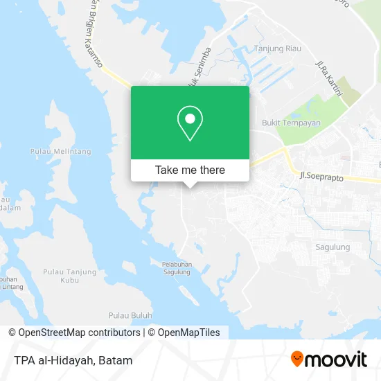 TPA al-Hidayah map