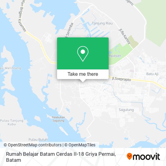 Rumah Belajar Batam Cerdas II-18 Griya Permai map