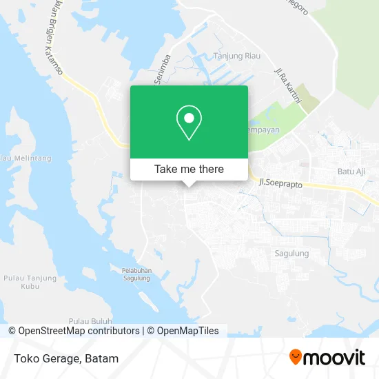 Toko Gerage map
