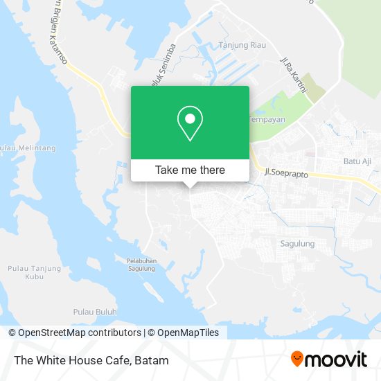 The White House Cafe map