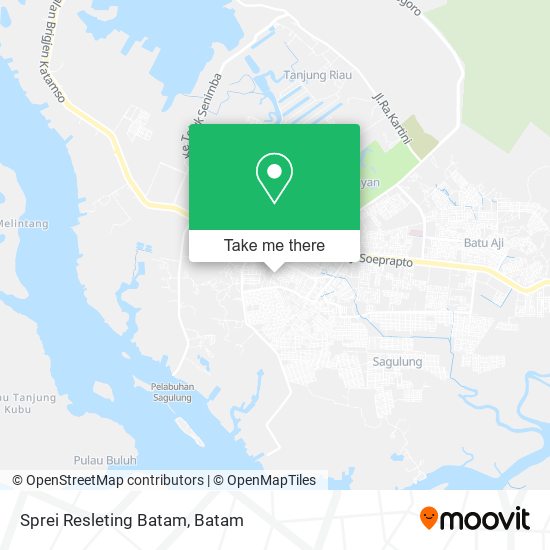 Sprei Resleting Batam map