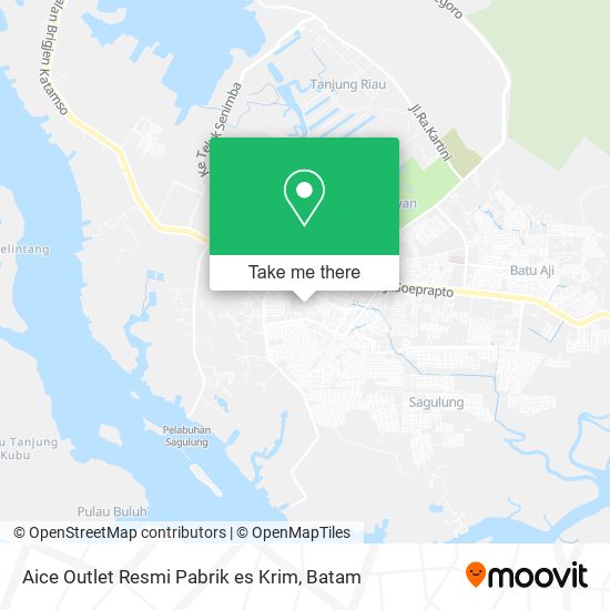 Aice Outlet Resmi Pabrik es Krim map