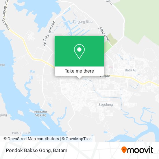 Pondok Bakso Gong map