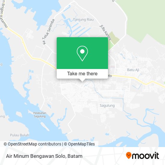 Air Minum Bengawan Solo map