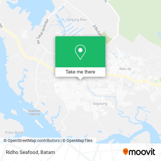 Ridho Seafood map