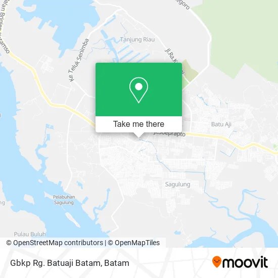 Gbkp Rg. Batuaji Batam map