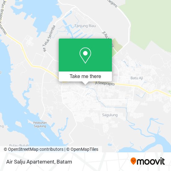 Air Salju Apartement map