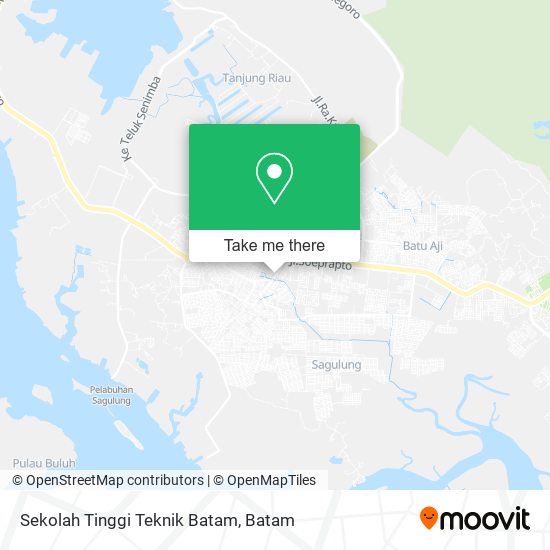 Sekolah Tinggi Teknik Batam map