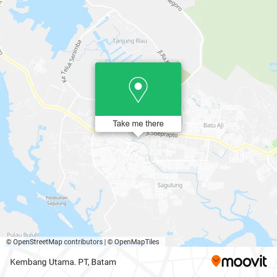 Kembang Utama. PT map