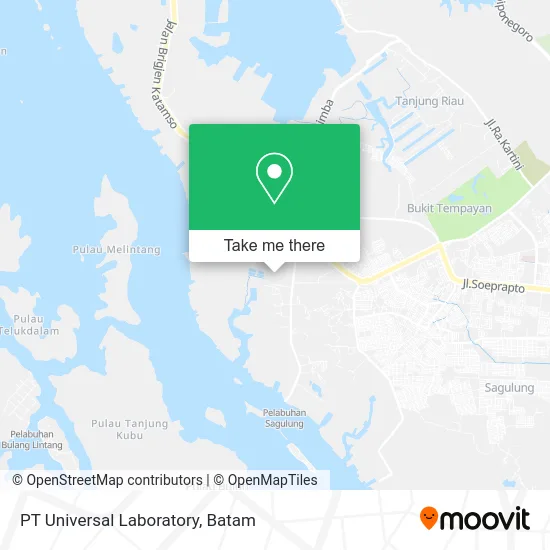 PT Universal Laboratory map