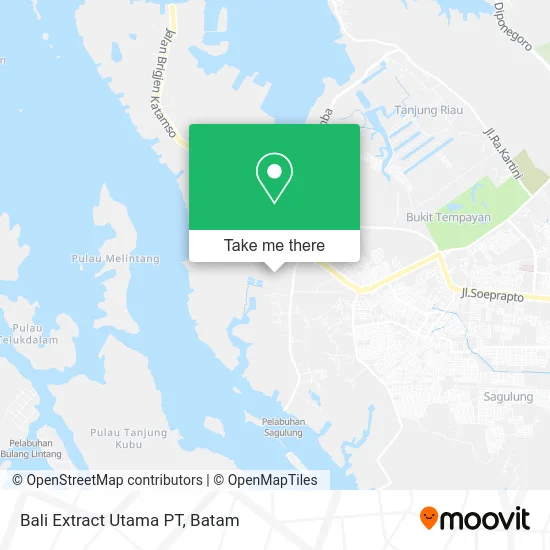 Bali Extract Utama PT map