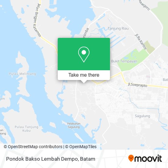 Pondok Bakso Lembah Dempo map