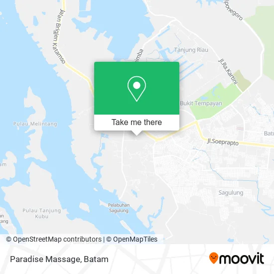 Paradise Massage map