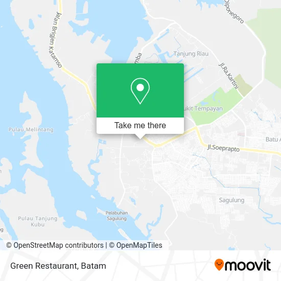Green Restaurant map