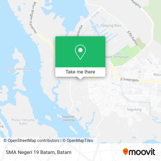 SMA Negeri 19 Batam map