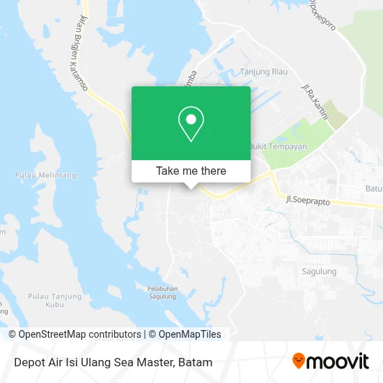 Depot Air Isi Ulang Sea Master map