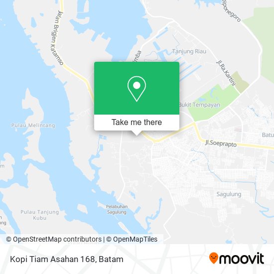 Kopi Tiam Asahan 168 map