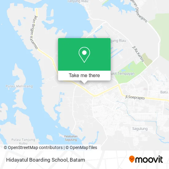 Hidayatul Boarding School map