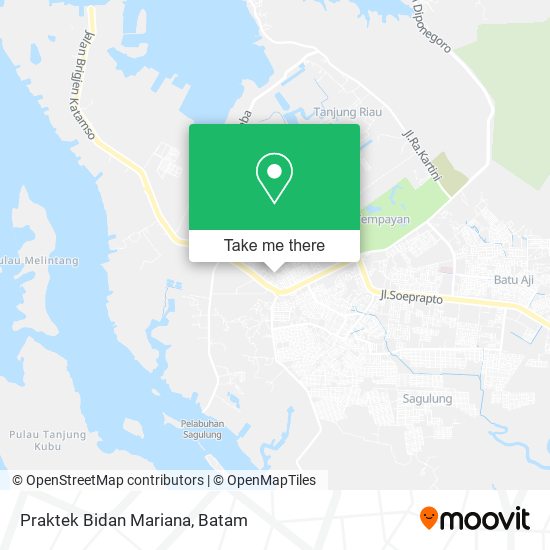 Praktek Bidan Mariana map