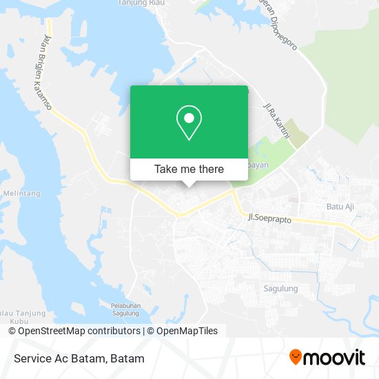 Service Ac Batam map