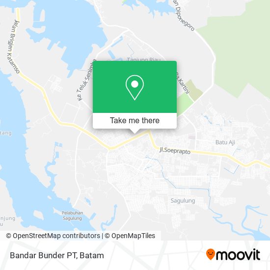 Bandar Bunder PT map