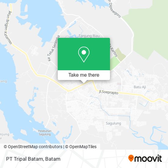 PT Tripal Batam map