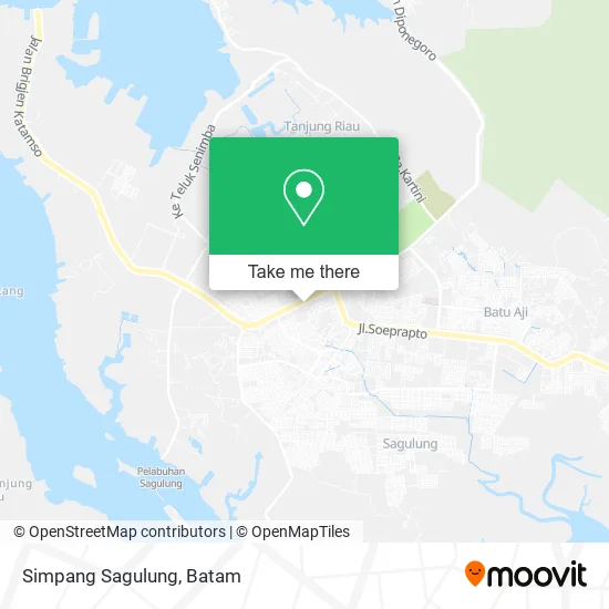 Simpang Sagulung map