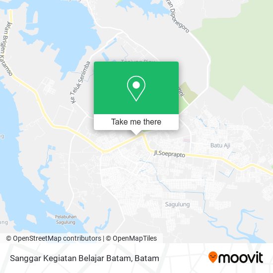 Sanggar Kegiatan Belajar Batam map