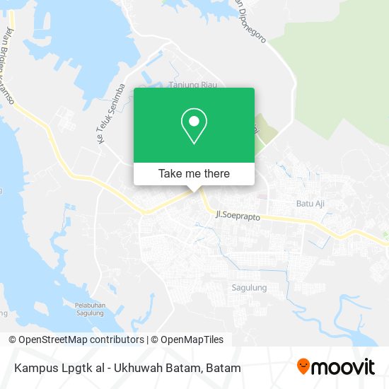 Kampus Lpgtk al - Ukhuwah Batam map