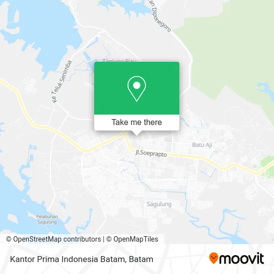 Kantor Prima Indonesia Batam map