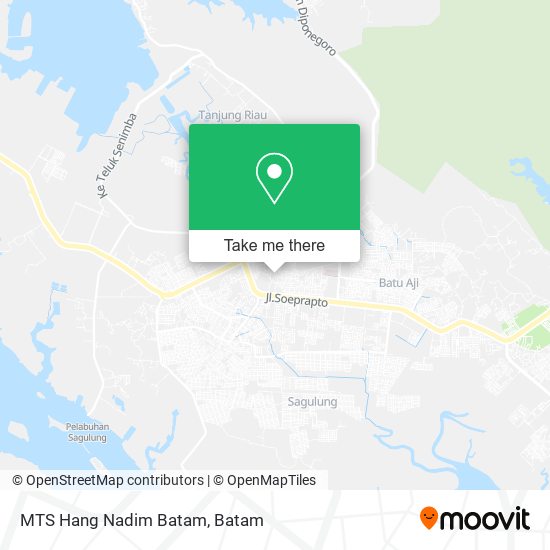 MTS Hang Nadim Batam map