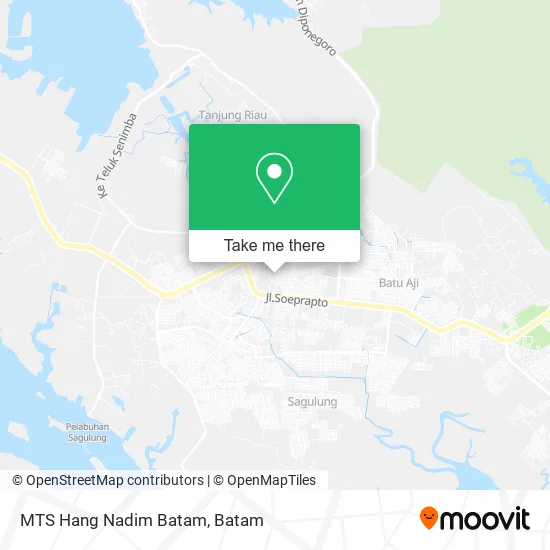 MTS Hang Nadim Batam map