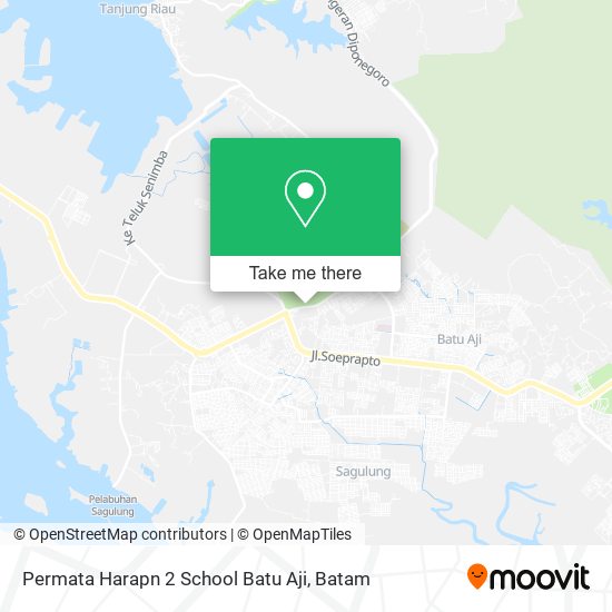 Permata Harapn 2 School Batu Aji map