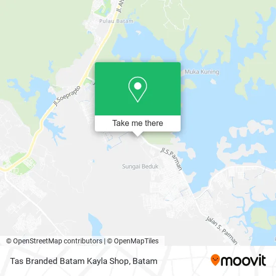 Tas Branded Batam Kayla Shop map