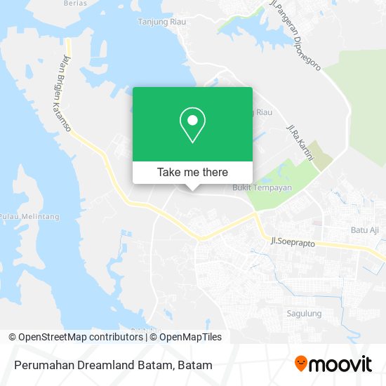 Perumahan Dreamland Batam map