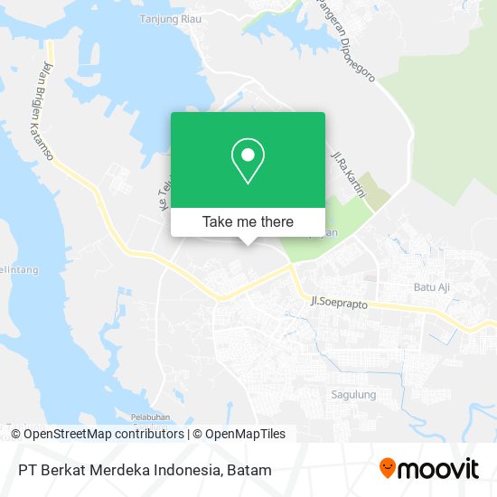PT Berkat Merdeka Indonesia map