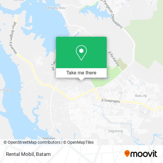 Rental Mobil map