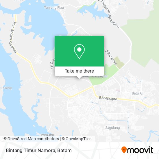 Bintang Timur Namora map