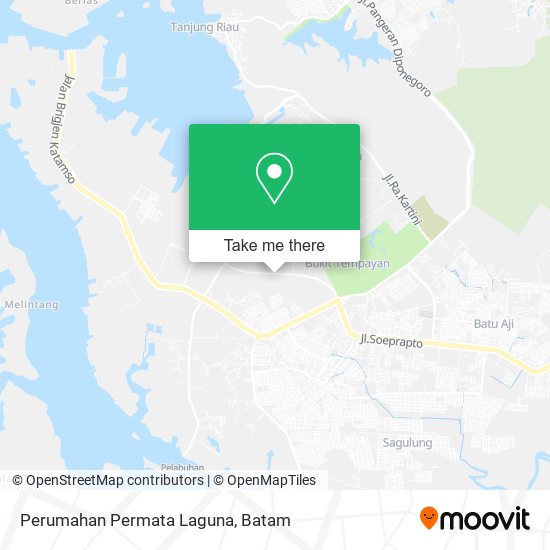 Perumahan Permata Laguna map