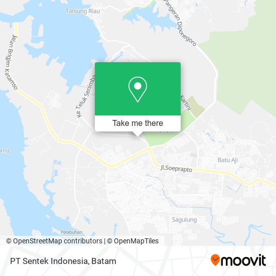 PT Sentek Indonesia map