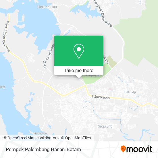 Pempek Palembang Hanan map