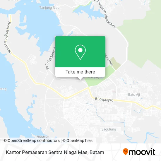Kantor Pemasaran Sentra Niaga Mas map