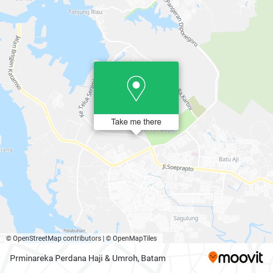 Prminareka Perdana Haji & Umroh map