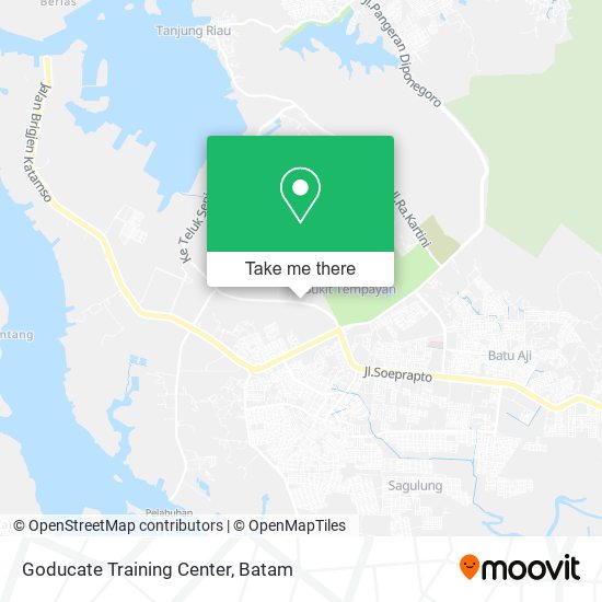 Goducate Training Center map