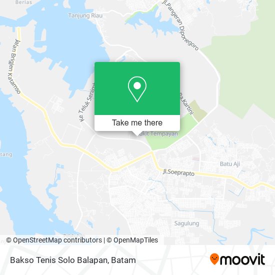 Bakso Tenis Solo Balapan map