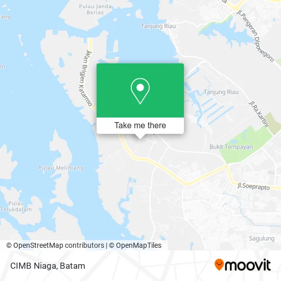 CIMB Niaga map