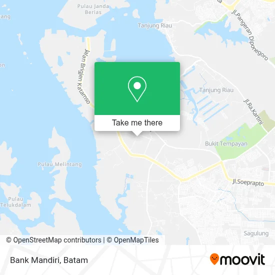 Bank Mandiri map