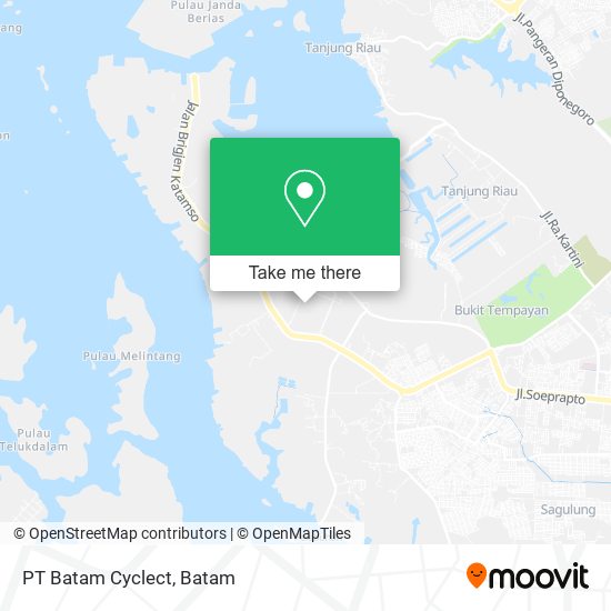 PT Batam Cyclect map