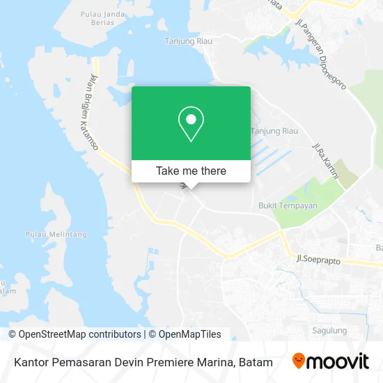 Kantor Pemasaran Devin Premiere Marina map